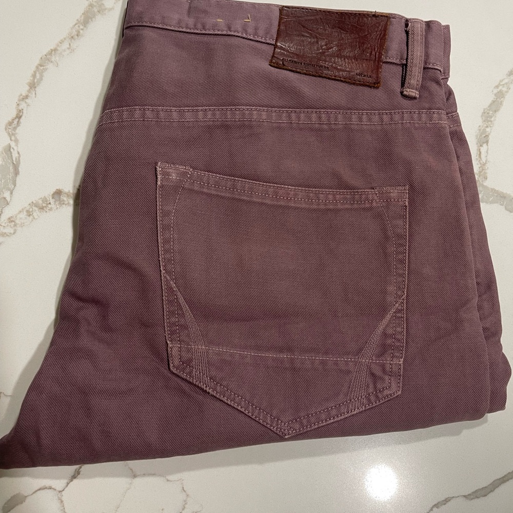 All Saints Men's Mauve Jeans
